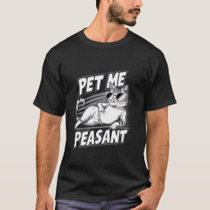Camiseta Ame-me, Camponês Amante de Gatos Dono de Gato