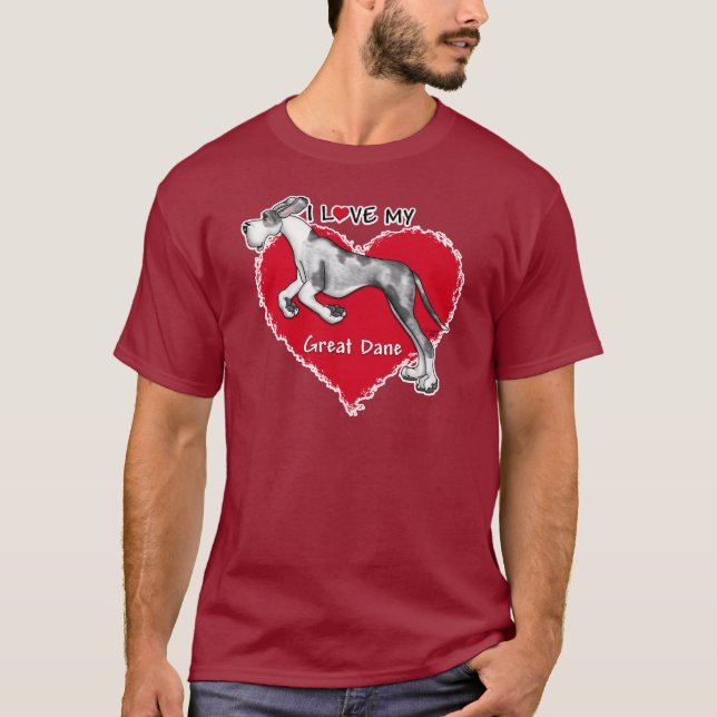 Camiseta Ame MerleB Great Dane UC (Frente)