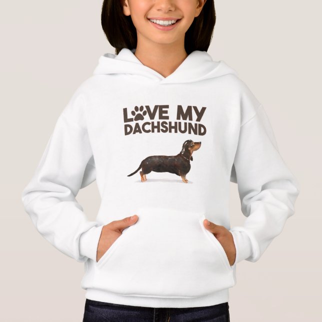 CAMISETA AME MEU DACHSHUND (Frente)