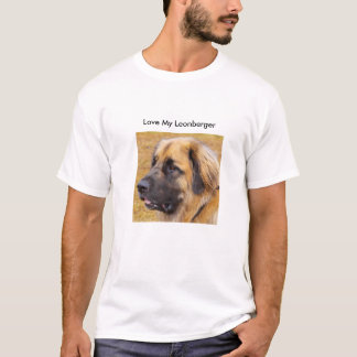 Camiseta Ame meu Leonberger