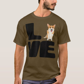 Camiseta Ame Meu Presente De Cão De Pembroke Welsh Corgi