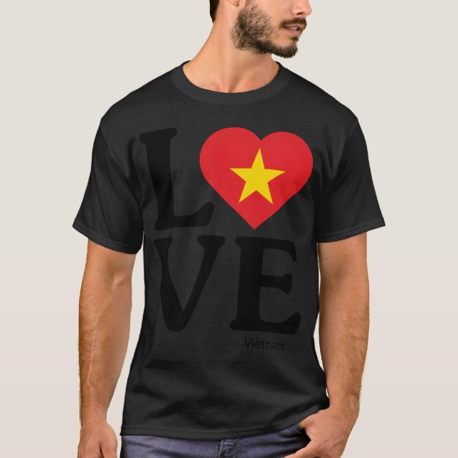 Camiseta Ame o amigo do Vietnã (Frente)