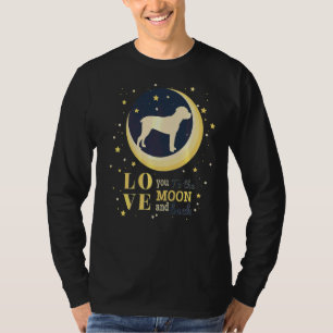 Camiseta Ame O Mastiff Italiano Cane Corso À Lua
