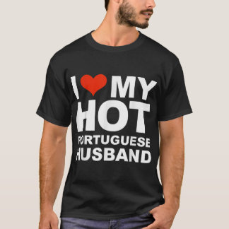 Camiseta Ame O Meu Quente Marido Casamento Portu