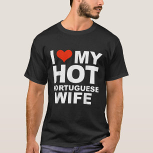 Camiseta Ame o meu sofisticado Casamento caseiro Portu
