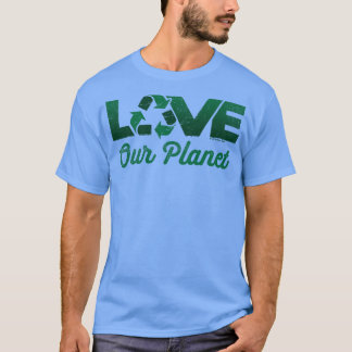 Camiseta Ame o nosso planeta Reuse Reciclar em Floresta Ver