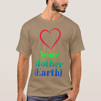 Camiseta Ame o seu retro da Terra Mãe