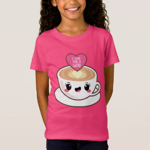 Camiseta Ame-o um Latte EMoji