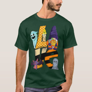 Camiseta Ame os gnomos do Halloween, "Spookpkin Trick" ou "