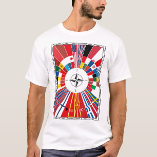 Camiseta Ame os países da NATO, com a NATO