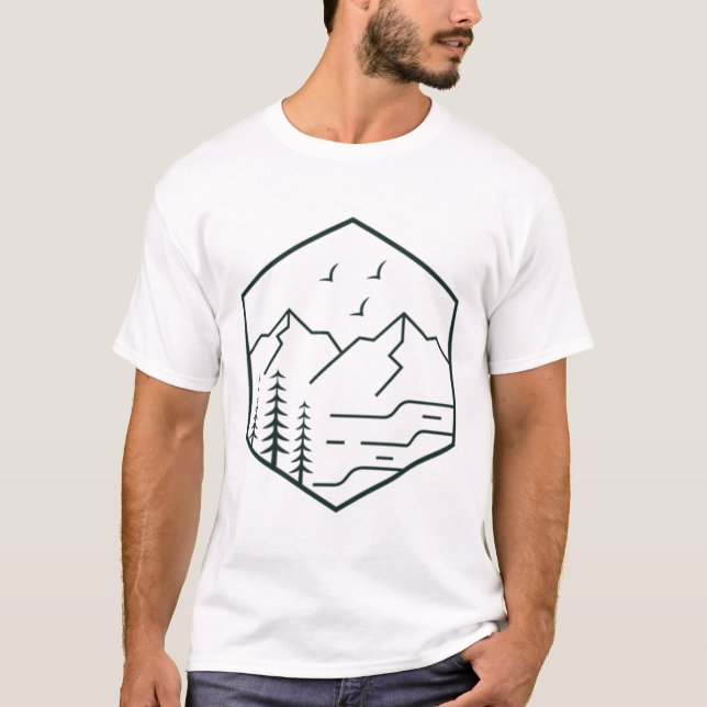 Camiseta Ame os Parques - Contorno (Frente)