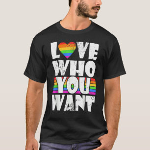 Camiseta Ame Quem Você Quer Homens LGBT Orgulho gay As Mulh