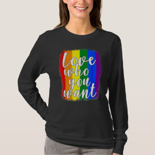 Camiseta Ame Quem Você Quer Lésbica Transexual Gay