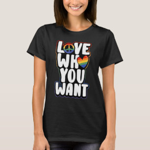 Camiseta Ame Quem Você Quer Lgbt Q Orgulho gay Flag Orud Al