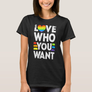 Camiseta Ame Quem Você Quer O Orgulho Bissexual Gay Lgbt Aw