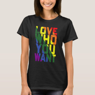 Camiseta Ame Quem Você Quer Orgulho gay Lgbt Men Mulheres A