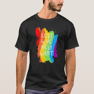 Camiseta Ame Quem Você Quer Orgulho gay Lgbt Men Mulheres A
