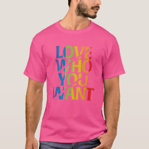 Camiseta Ame Quem Você Quer Orgulho Lgbt Gay Lesbian