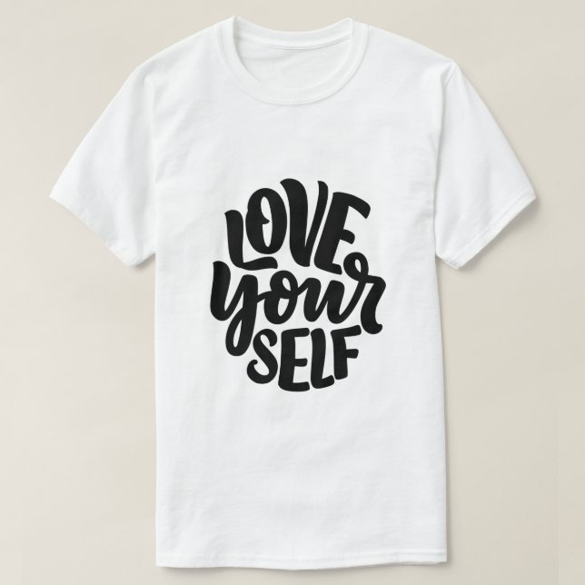Camiseta Ame-se (Frente do Design)