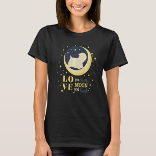 Camiseta Ame Sealyham Terrier Dog À Lua