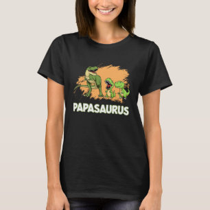 Camiseta Ame Seu Dinossauro Da Família Reptil Papasaurus