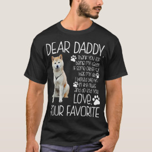 Camiseta Ame seu Tshirt favorito do cão de Akita