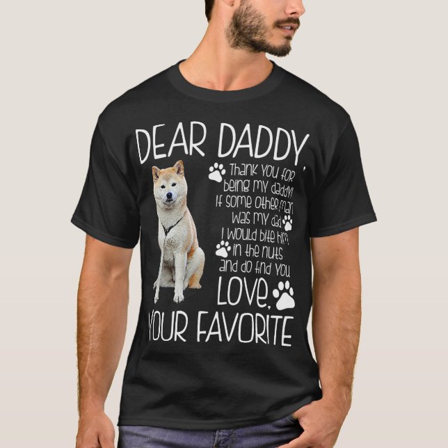 Camiseta Ame seu Tshirt favorito do cão de Akita (Frente)