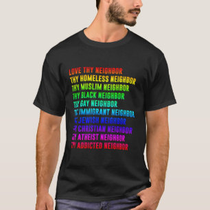 Camiseta Ame Seu Vizinho, Seu Vizinho Sem-Abrigo