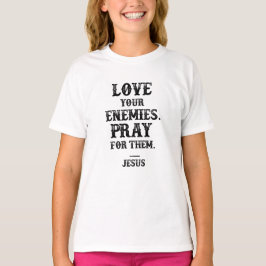 Camiseta Ame Seus Inimigos Jesus Retro Vintage Christian