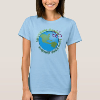 Camiseta ame sua Mãe Terra T orgânico