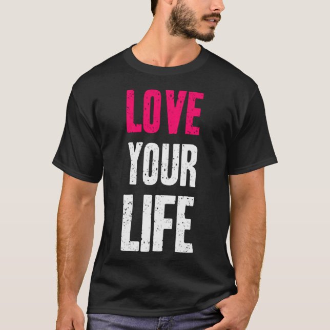 Camiseta Ame sua vida (2) (Frente)