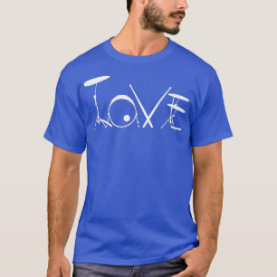 Camiseta Ame Tambores Para Drummer