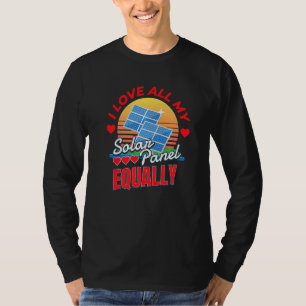 Camiseta Ame todo o meu painel solar I Painel solar