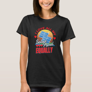 Camiseta Ame todo o meu painel solar I Painel solar
