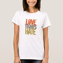 Camiseta Ame Trumps Odeia Tee