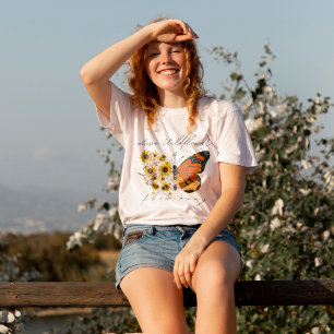 Camiseta Ame Wildflower e voou para longe