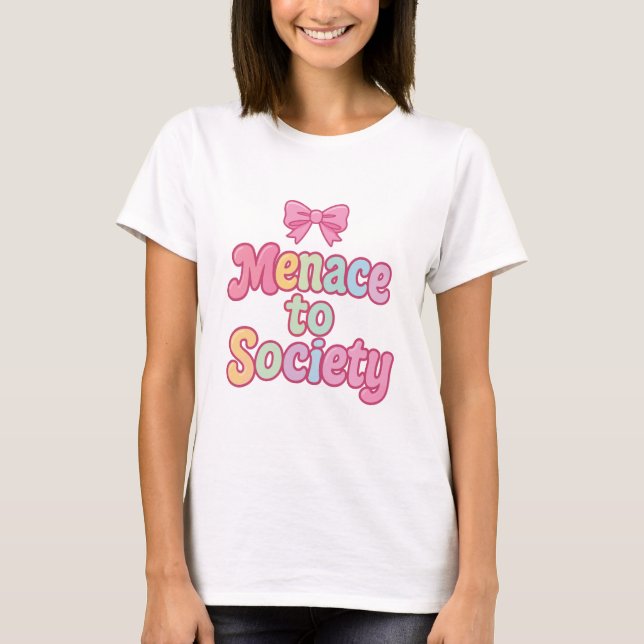 Camiseta Ameaça à Sociedade (Frente)