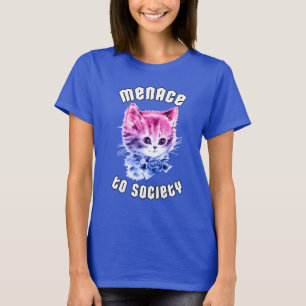 Camiseta Ameaça Bissexual Kitty