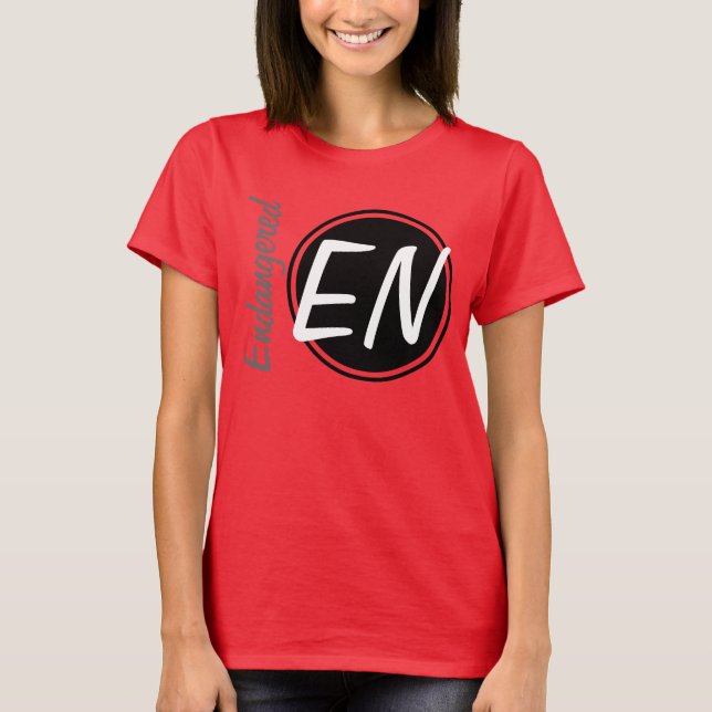 Camiseta Ameaçada | Espécie | Burnout Tee (Frente)