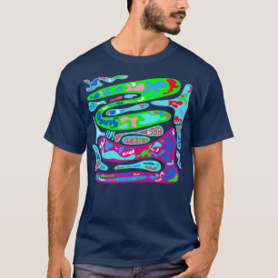 Camiseta ameba snowscape congelado