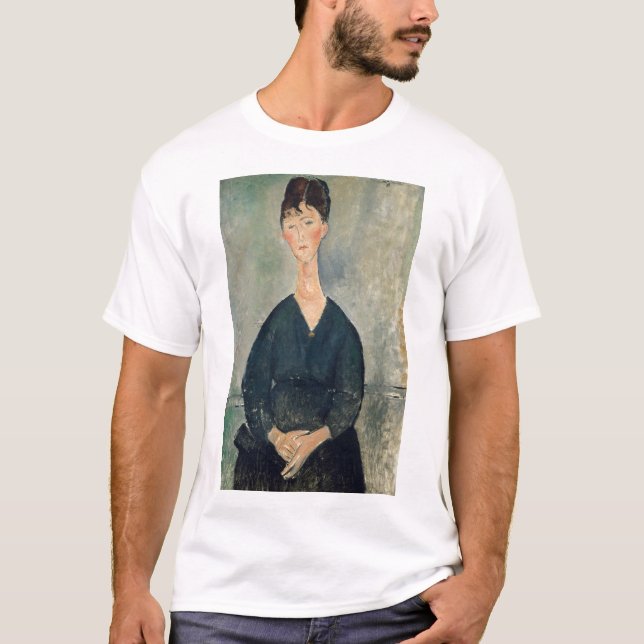 Camiseta Amedeo Modigliani - Cantor de café (Frente)