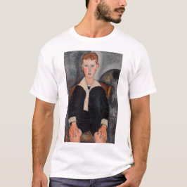 Camiseta Amedeo Modigliani - Menino de um Terno de Marinhei