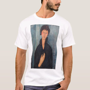 Camiseta Amedeo Modigliani - Mulher com Olhos Azuis