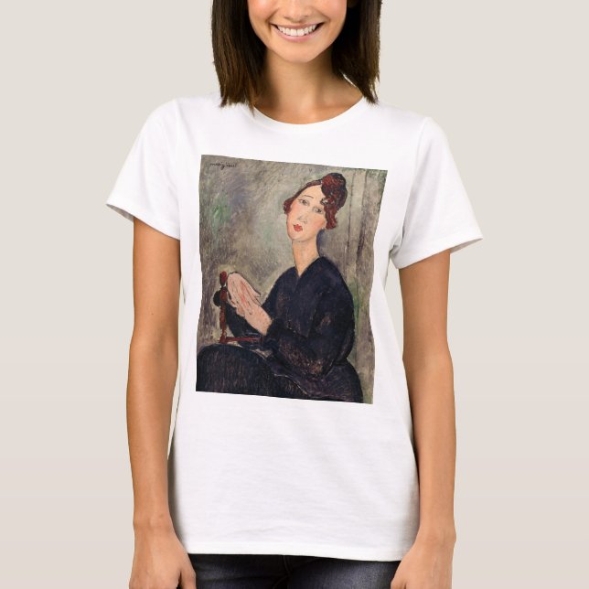 Camiseta Amedeo Modigliani - Retrato de Dedie Hayden (Frente)