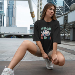 Camiseta Amefuri Kozo Japonês Yokai