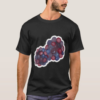 Camiseta Ameixas britânicas doces em aquarela