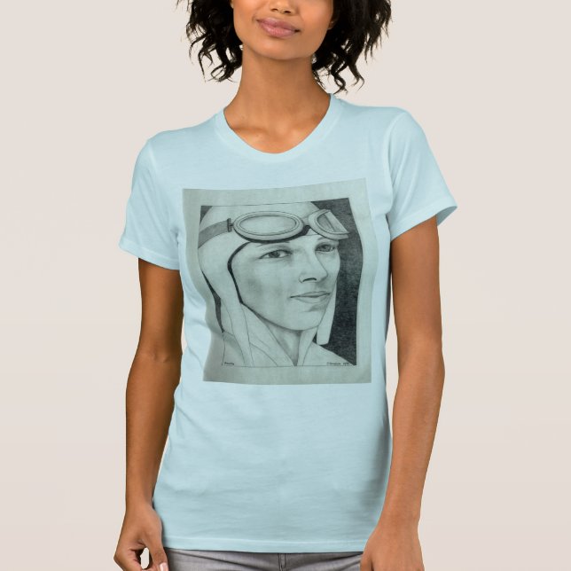 Camiseta Amelia Earhart (Frente)