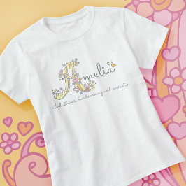 Camiseta Amelia garotas dão nome ao costume decorativo
