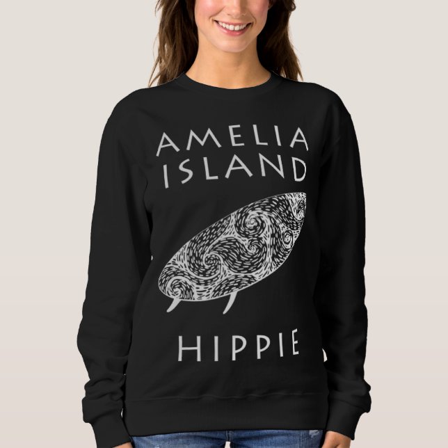 Camiseta Amelia Island Surf Hippie (Frente)