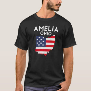 Camiseta Amelia Ohio USA State America Viagem Ohioan Premiu